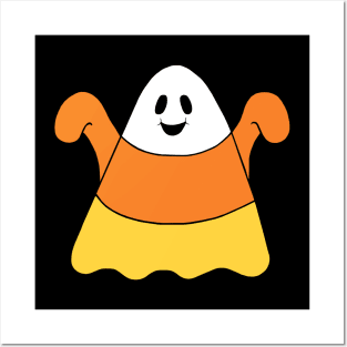 Candy Corn Ghost Posters and Art